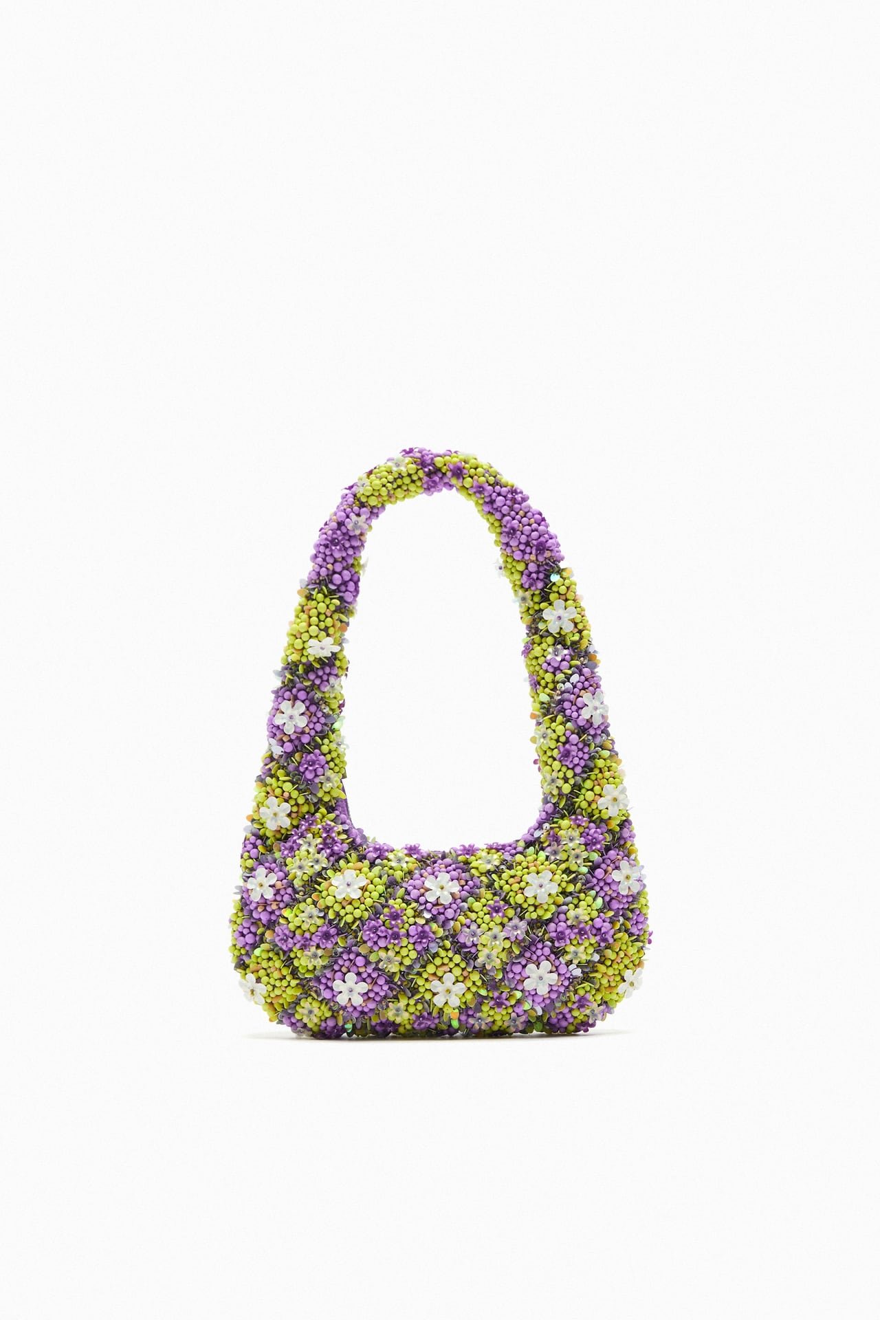 Floral Beaded Bag
