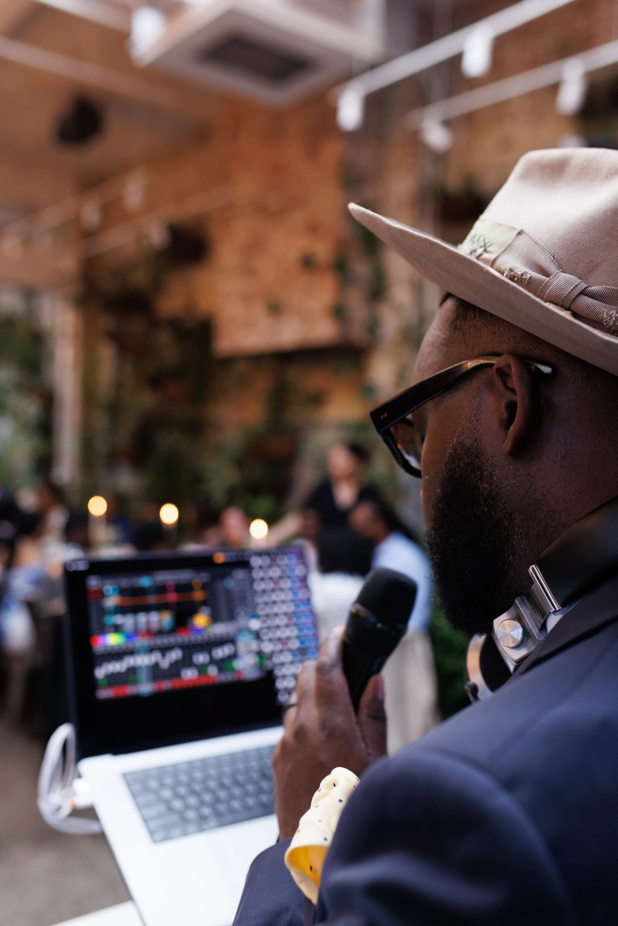 “DJ Jon Blak performing as a Wedding DJ & MC providing NY wedding DJ services, DJ services NYC and professional DJ services for corporate, sports events and New York Jets DJ performances.”