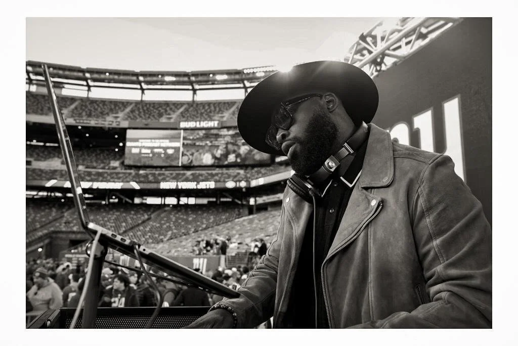 “New York Jets DJ DJ Jon Blak performing as a Sports DJ, delivering professional DJ services for major sports events in NYC.”