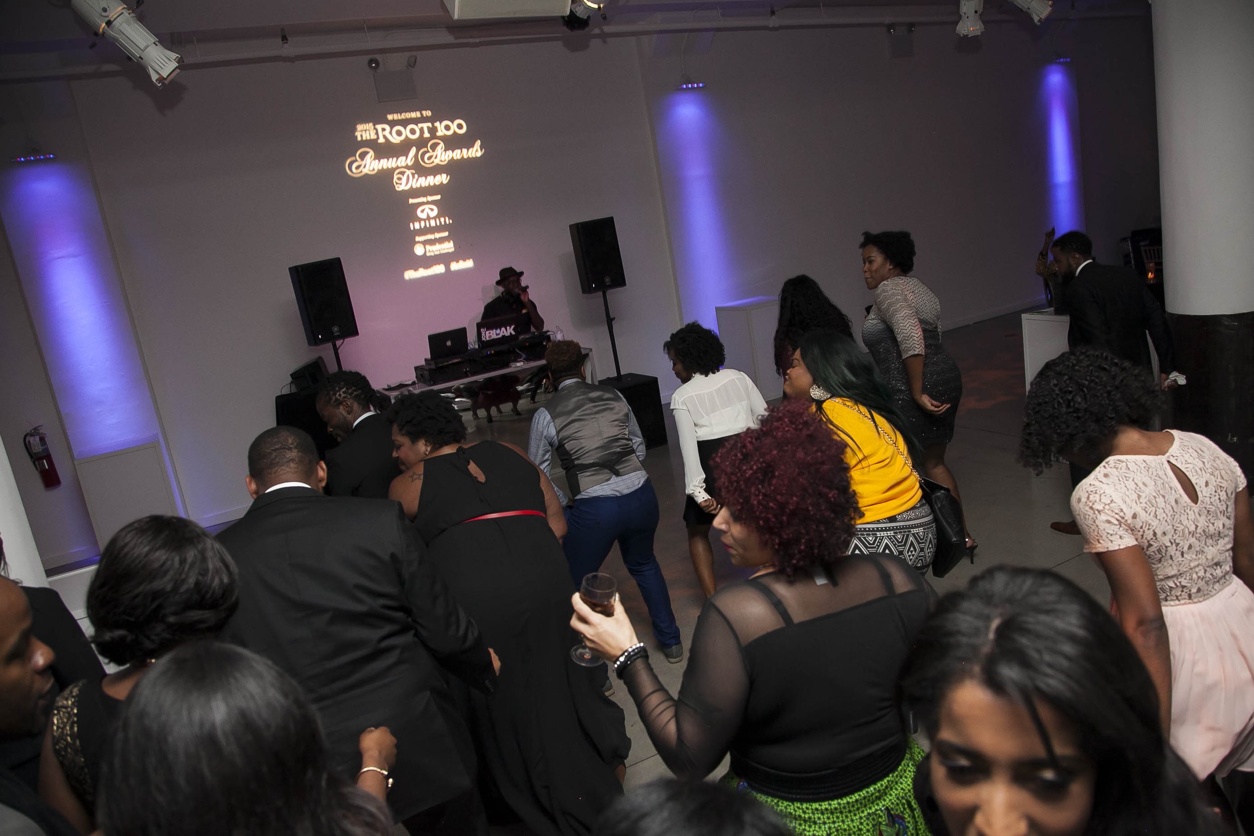 “Corporate Event DJ NY performing at a company party during a brand event, providing music and entertainment for corporate celebrations.”