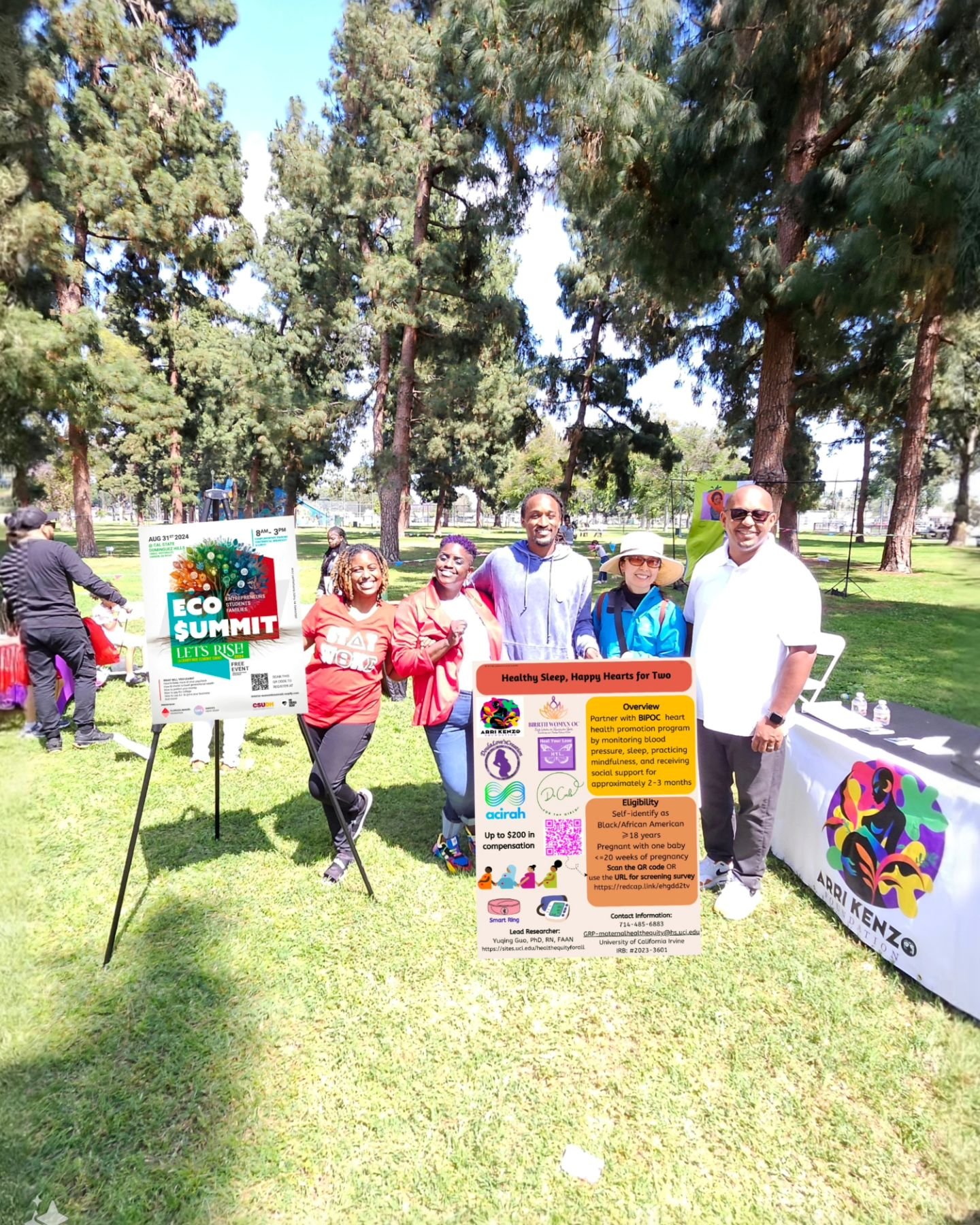 Starting the week with gratitude for our most recent opportunities to serve.

At last month's Community Health &amp; Awareness Fair, we enjoyed sharing information with the public about our research collaboration with @momshealthequity and @smocksmed