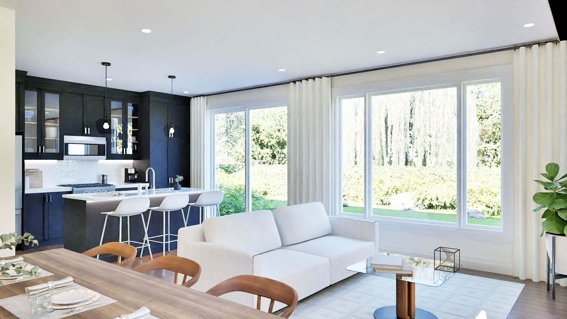 Lar Ridge - Living room - Interior design concept 3B