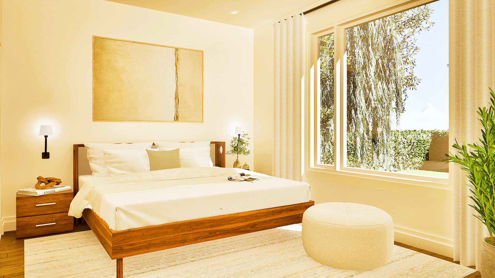 The Bennett - Bedroom - Interior design concept 2B