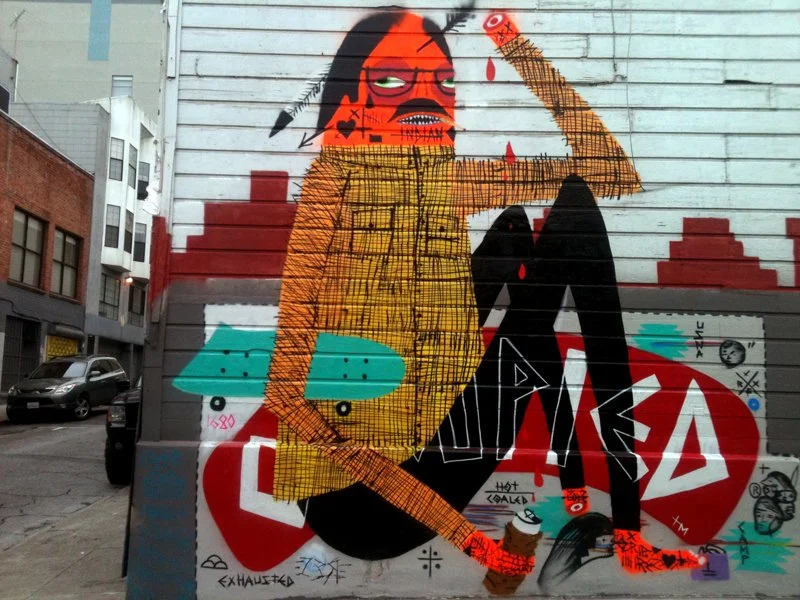 American Indian Occupation Mural Project - Thirsty (for Knowledge) Thursday