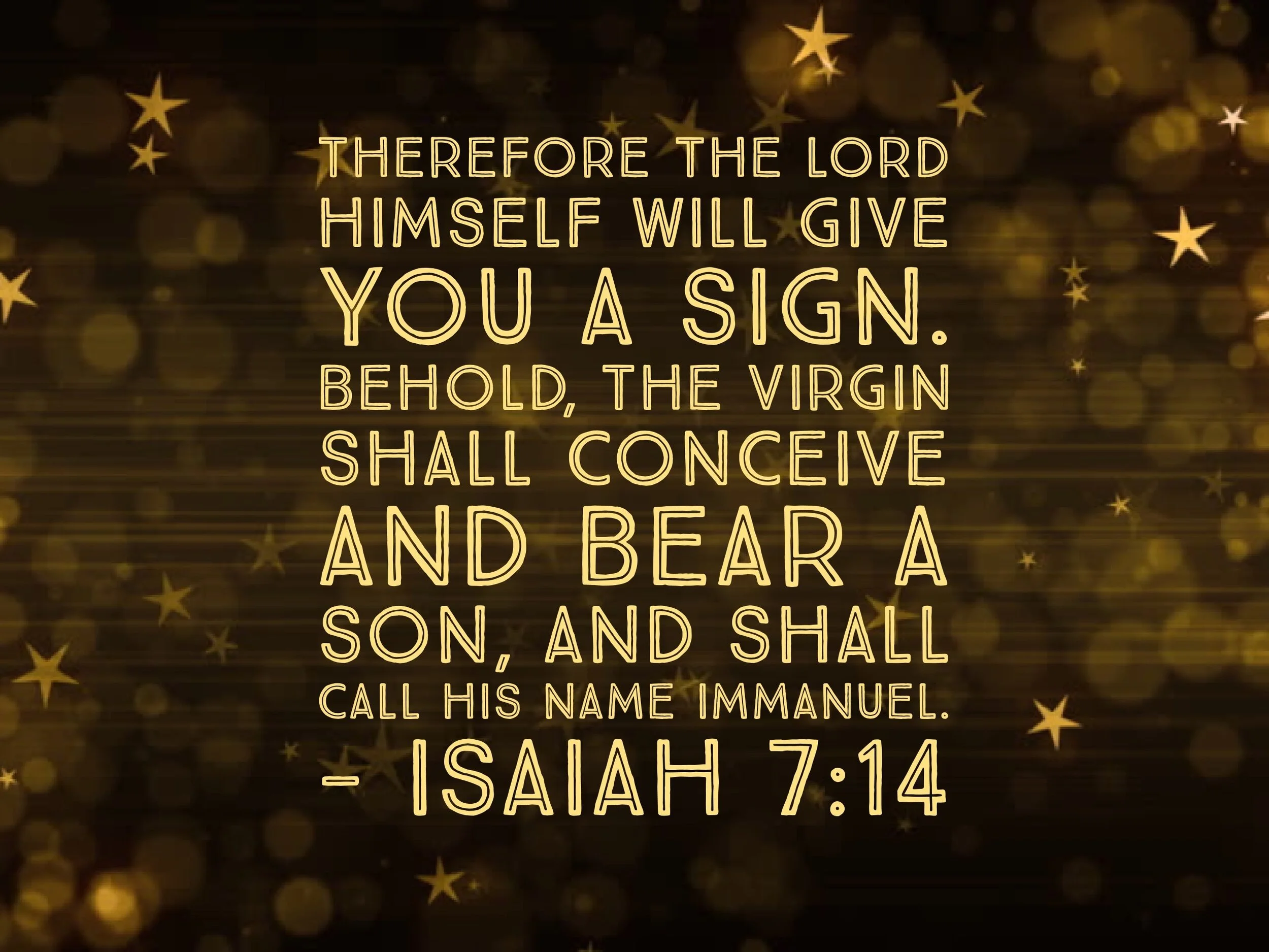 Immanuel - Saturday, December 5 (Advent 2020)