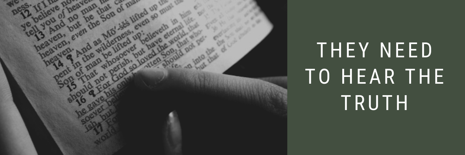 They Need to Know - Jesus Died for All