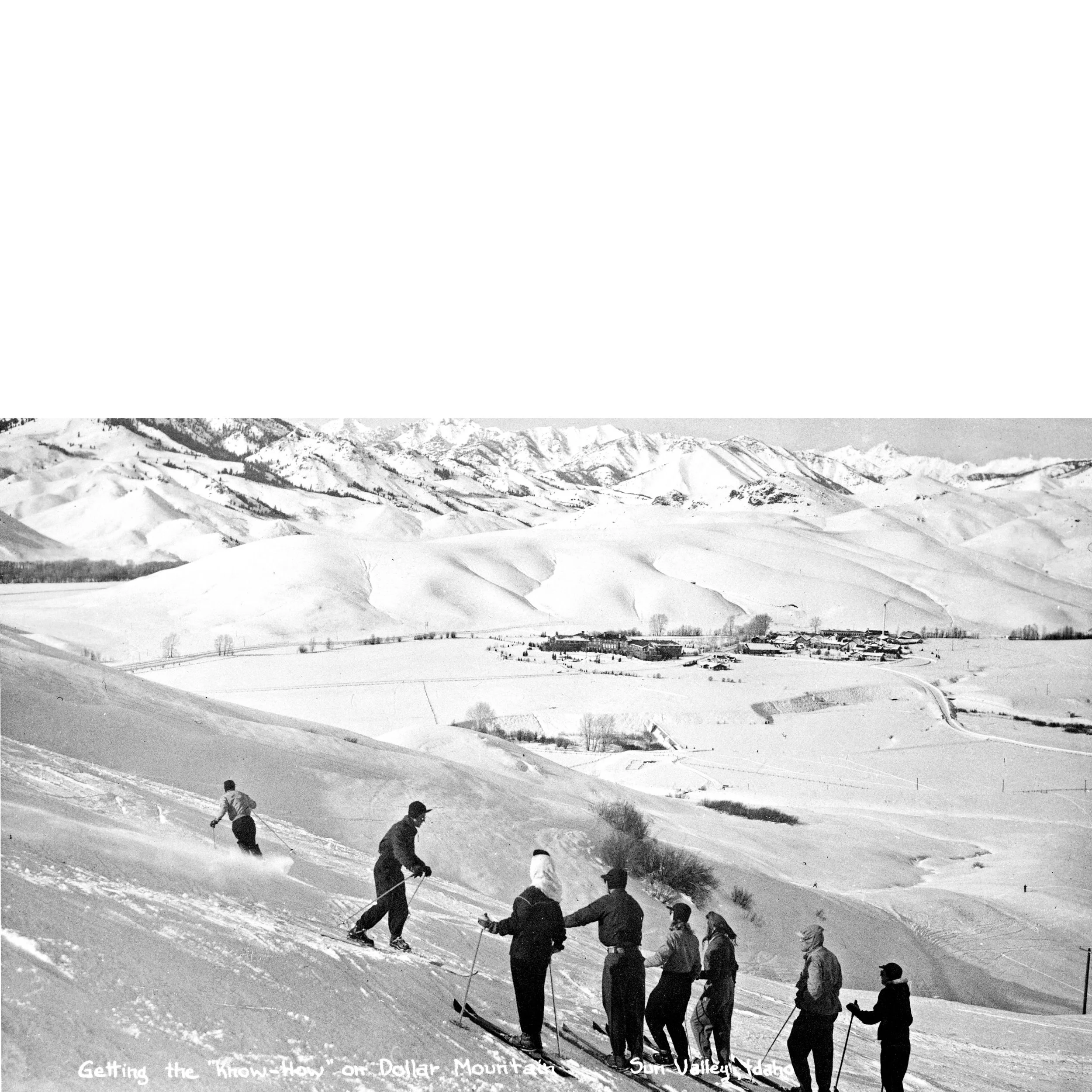 Ski class on top of Dollar Mountain #24