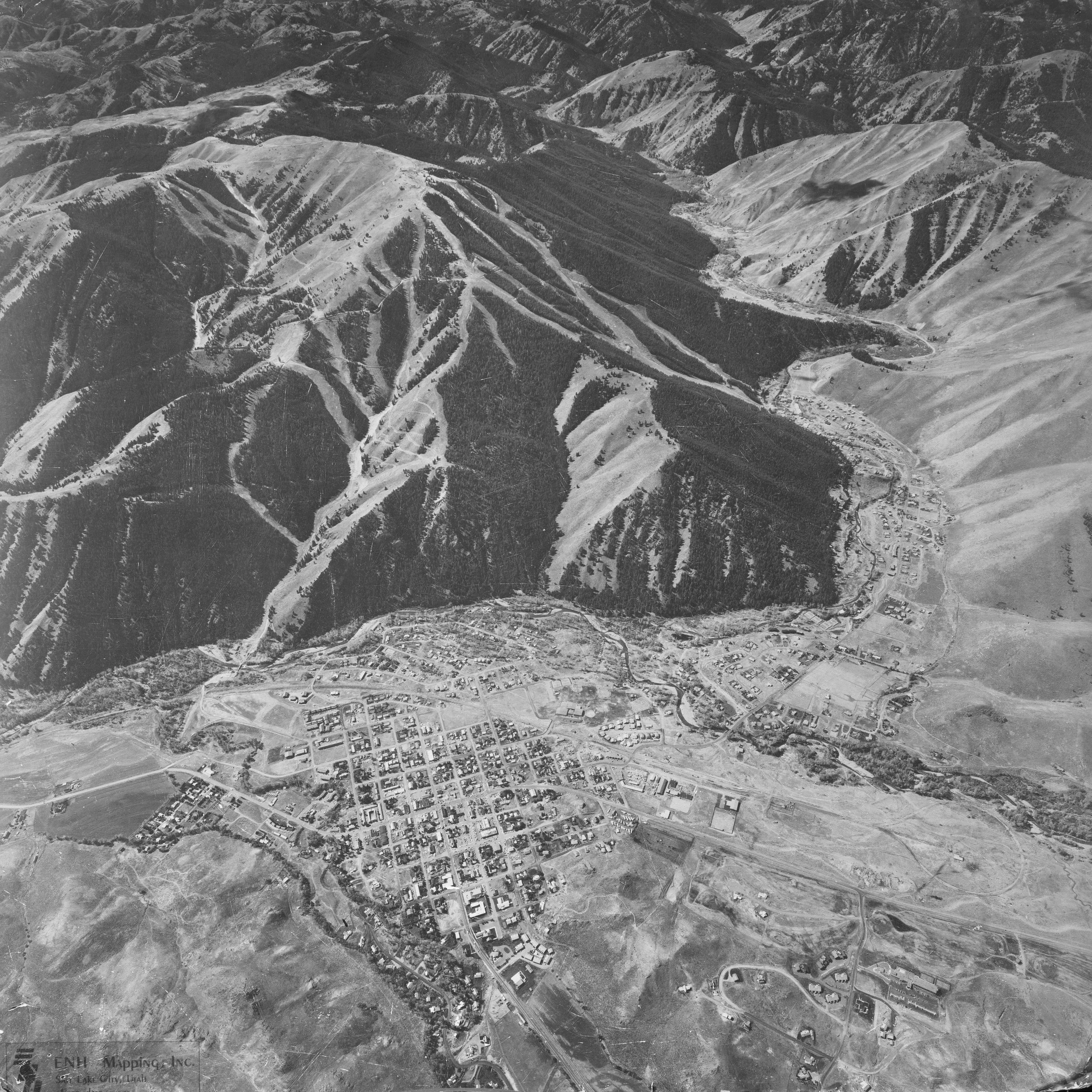 Aerial view of Ketchum, Warm Springs, and Baldy Mountain #35