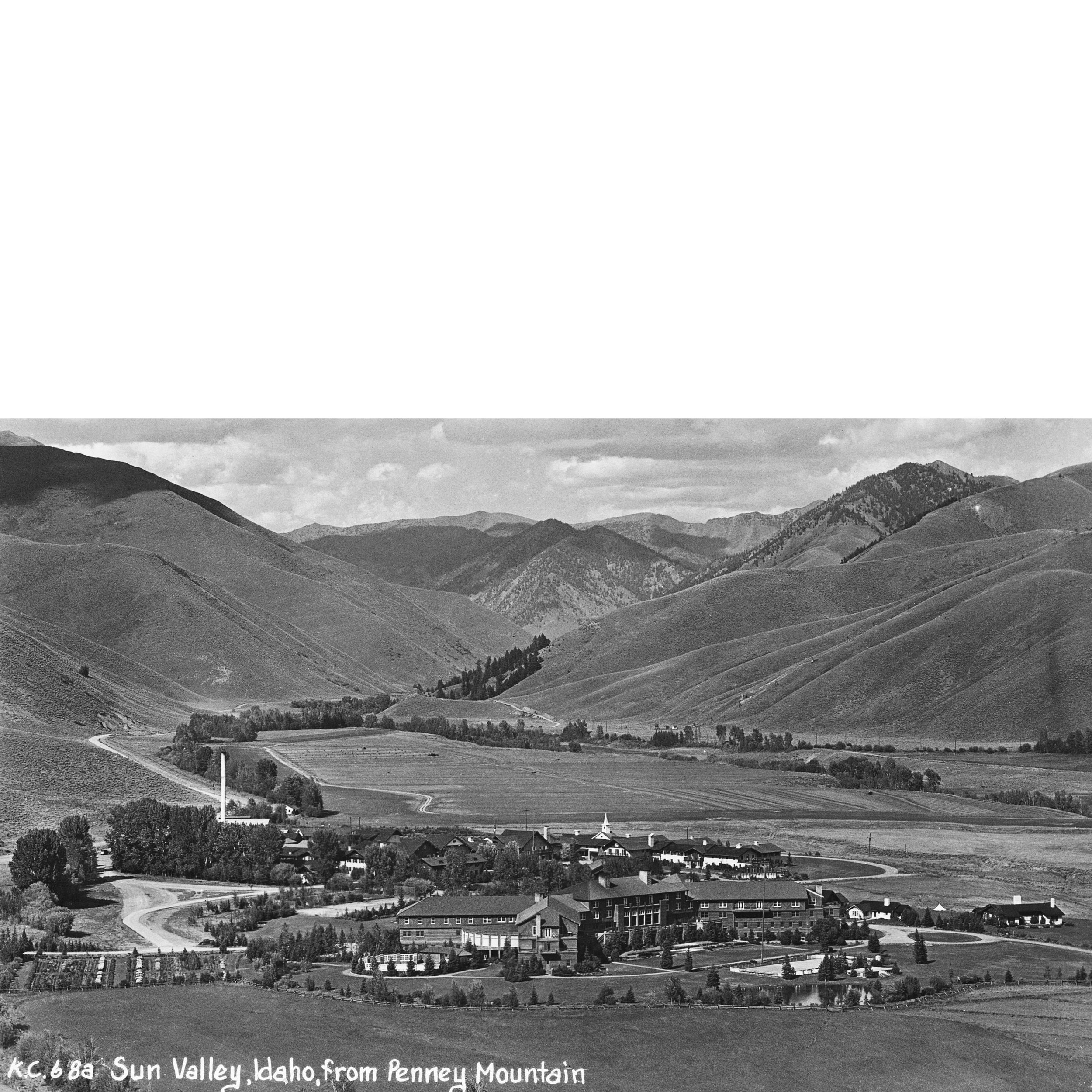 Sun Valley Lodge from Penny Mountain Summer #49