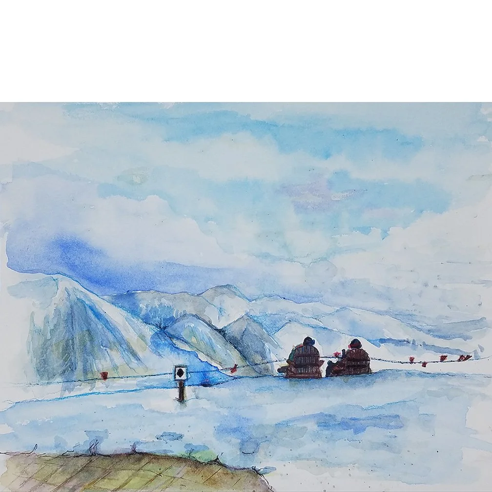 "View from Lookout Day Lodge" by Julie Kaufman