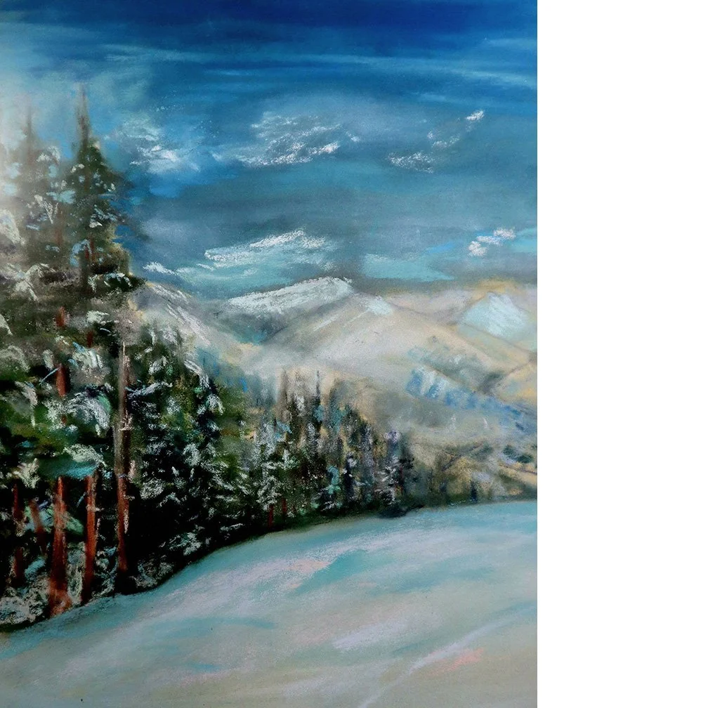 "Top of College Ski Run" by Julie Kaufman