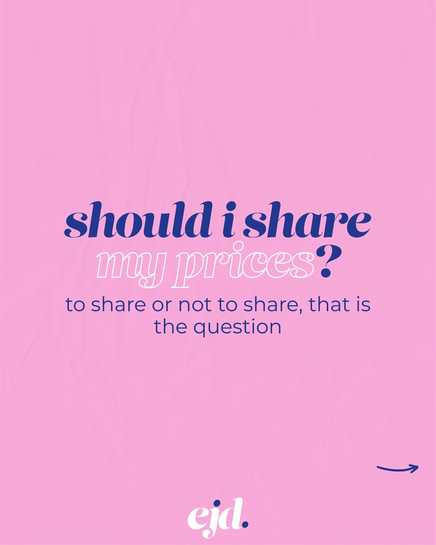 the age-old debate - to share or not to share?

here are some of my thoughts on price transparency 🤔

now I'm not saying every exact price has to be shared, quoting projects individually is part of the job of a graphic designer

but a rough guidelin