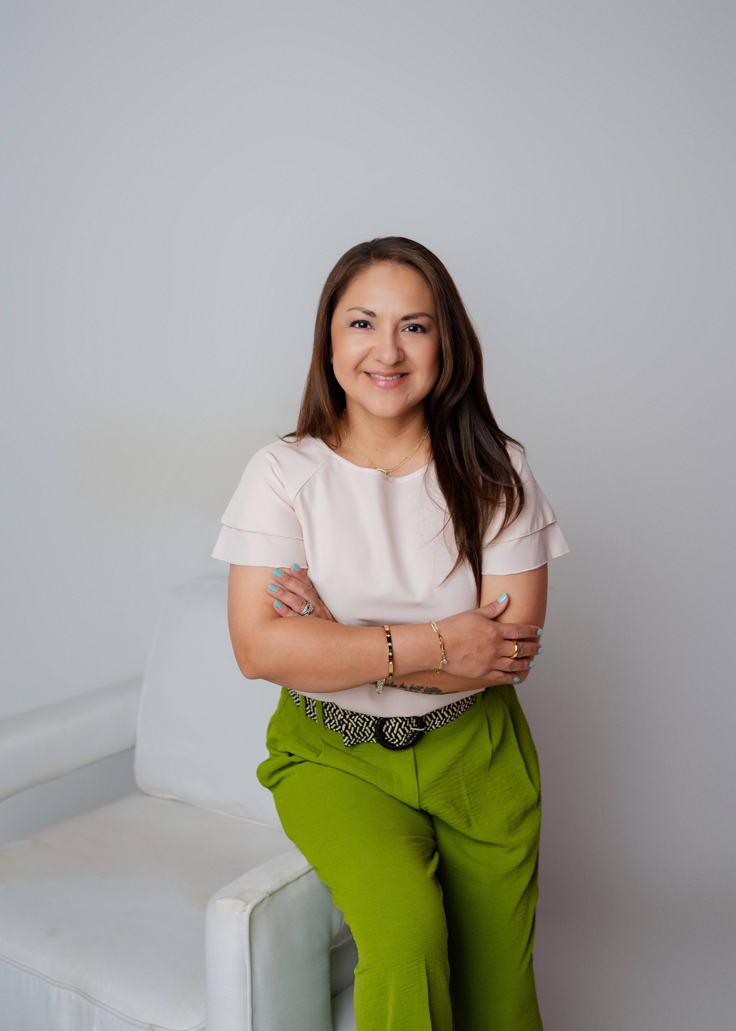 Valerie Rivera, LCSW-S, therapist for trauma and couples, at Inner Solace Therapy in Mission, Texas.