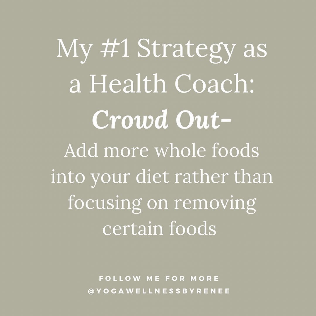 Since food habits form over many years and food choices often have an emotional component, simply taking things out of the diet usually doesn&rsquo;t work well for very long. Crowding out is all about the possibilities. Plus, not restricting actually