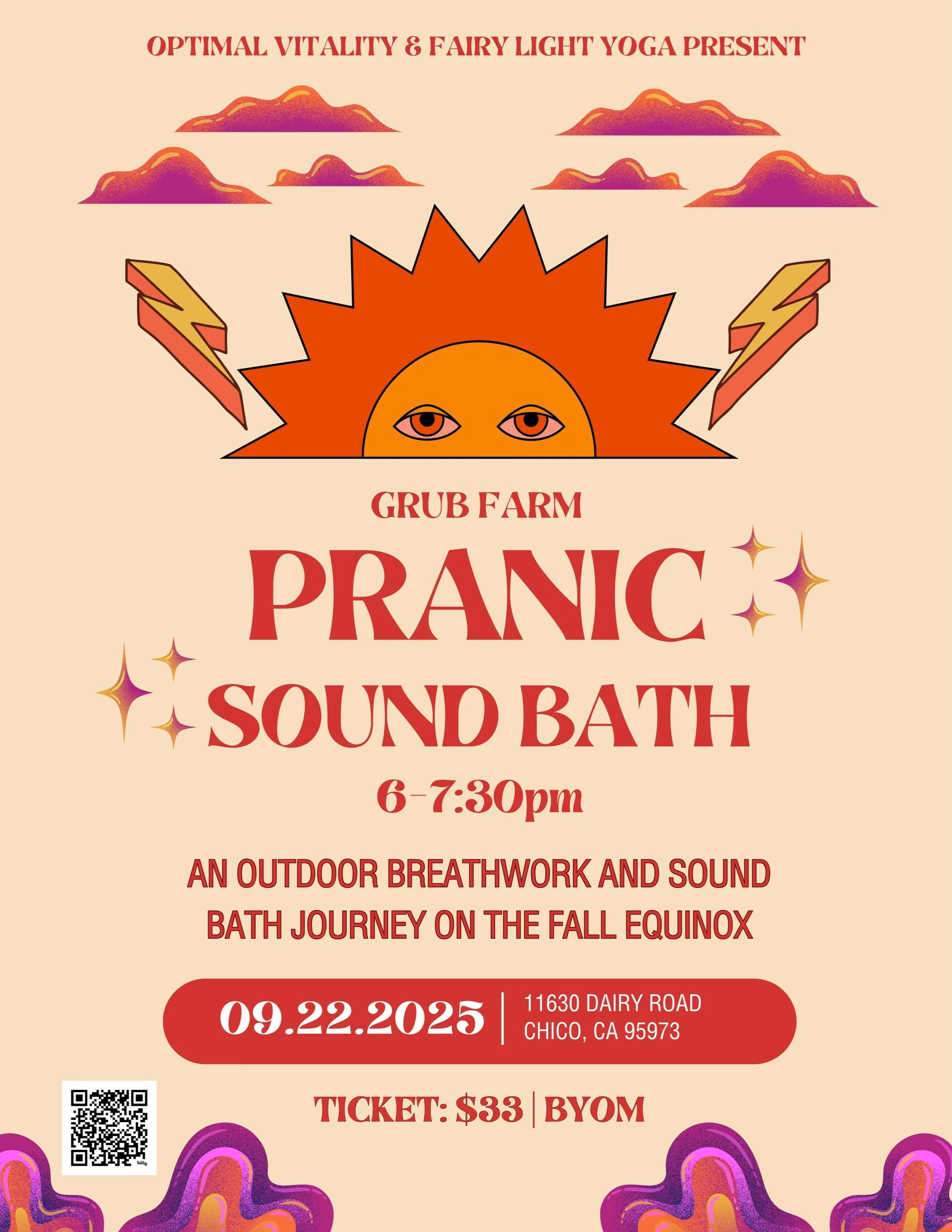 Pranic Sound Bath at Grub Farms