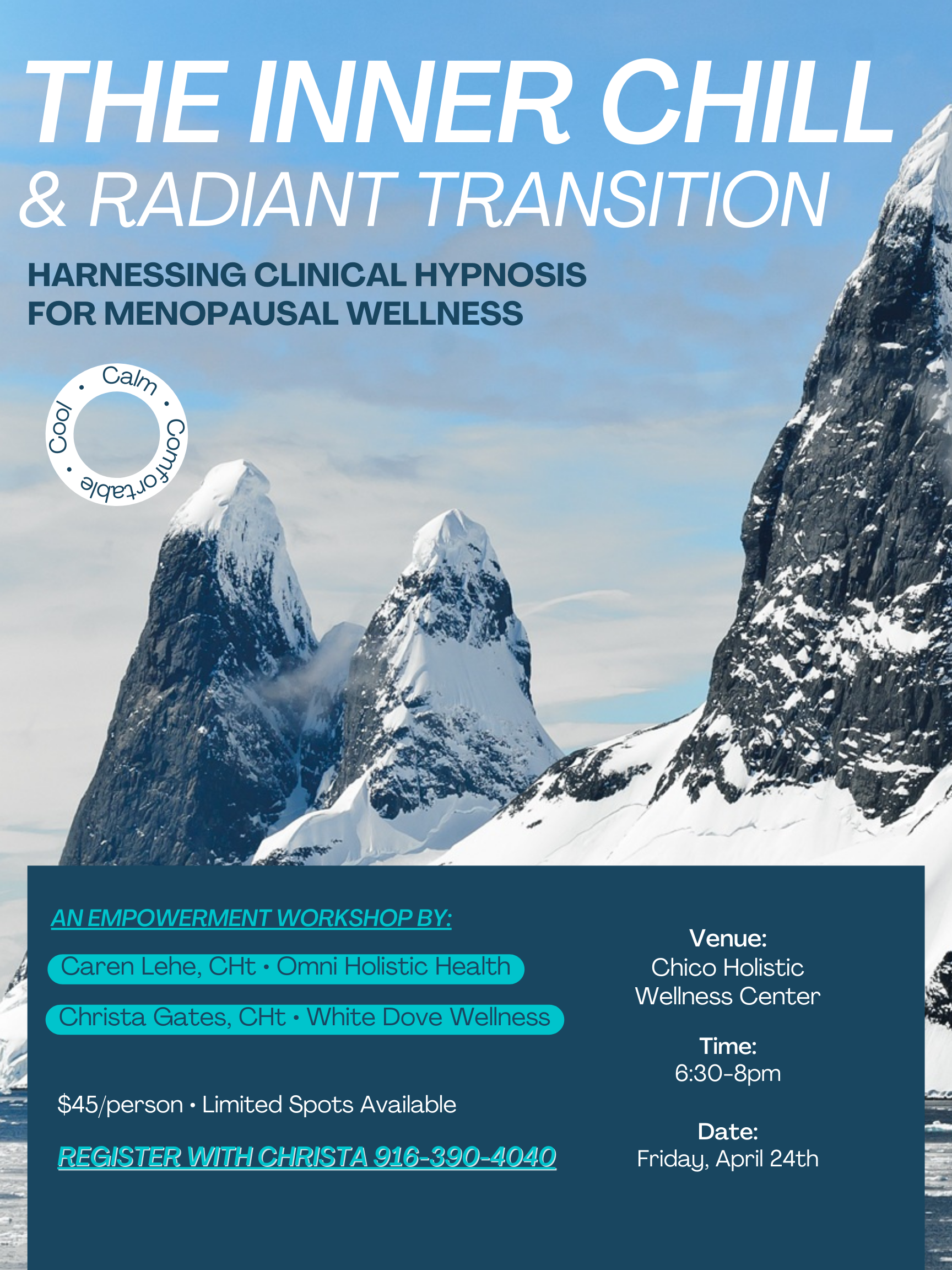 The Inner Chill & Radiant Transition: Harnessing Clinical Hypnosis for Menopausal Wellness