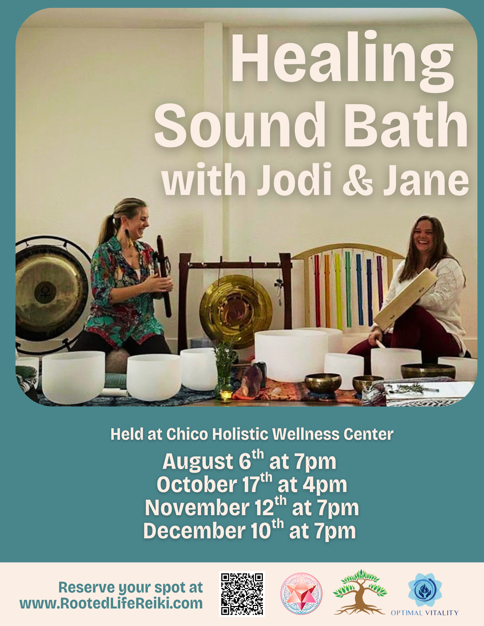 Healing Sound Bath with Jane and Jodi