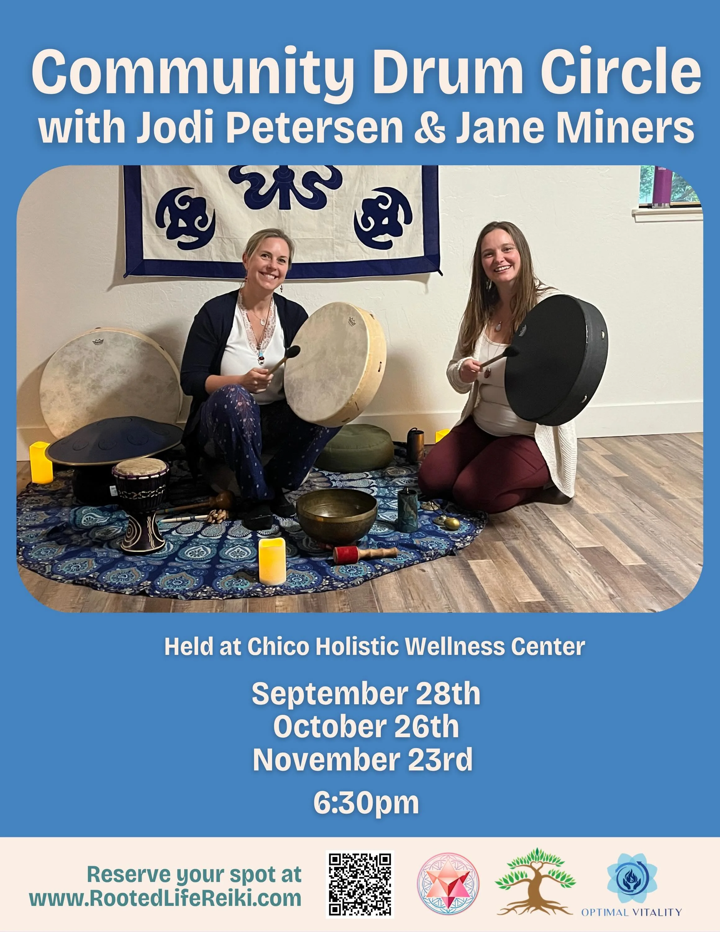 Community Drum Circle with Jane and Jodi