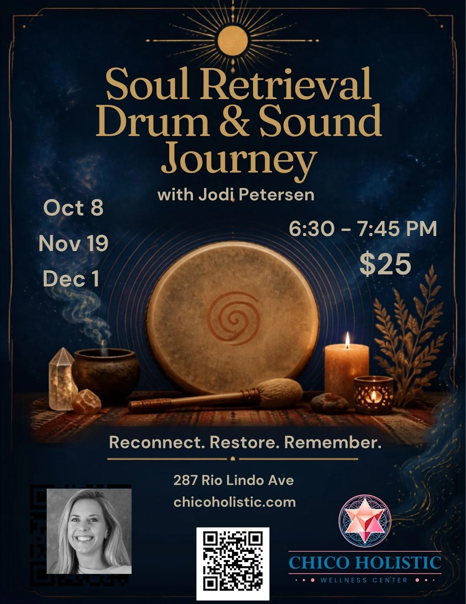Soul Retrieval Drum &amp; Sound Journey with Jodi 