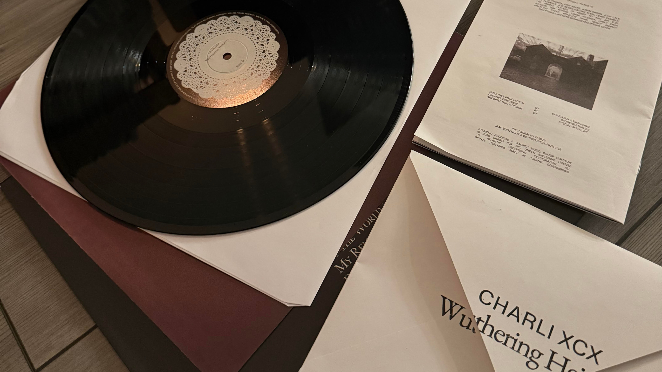 “Everything is romantic” when it comes to the vinyl for ‘Wuthering Heights’ by Charli XCX