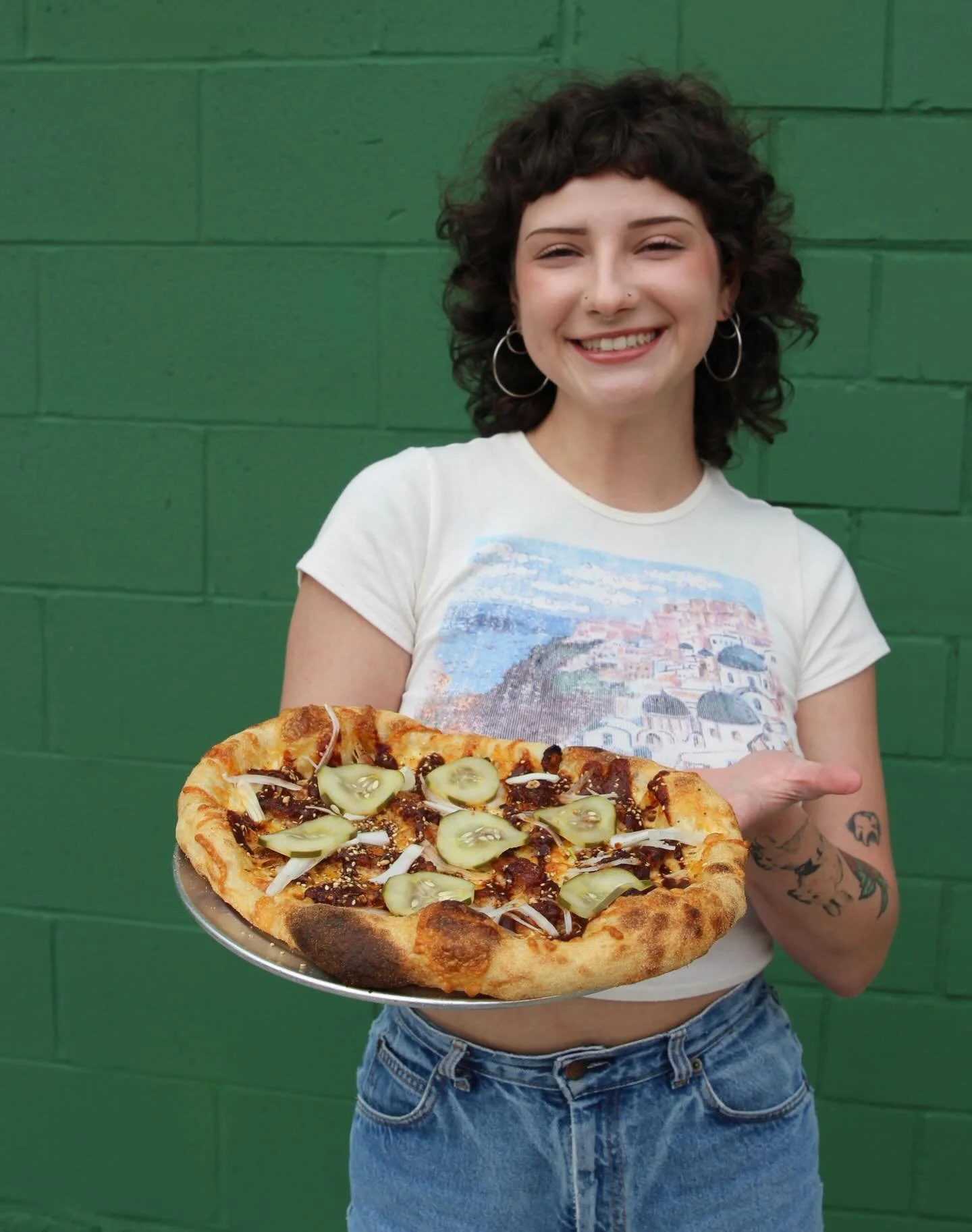 The McLyle&hellip;. From now until 4/20 🍕

* McRibs 
* House pickles
* Fontina
* Cheddar
* House BBQ
* Onion
* Sesame dukkah