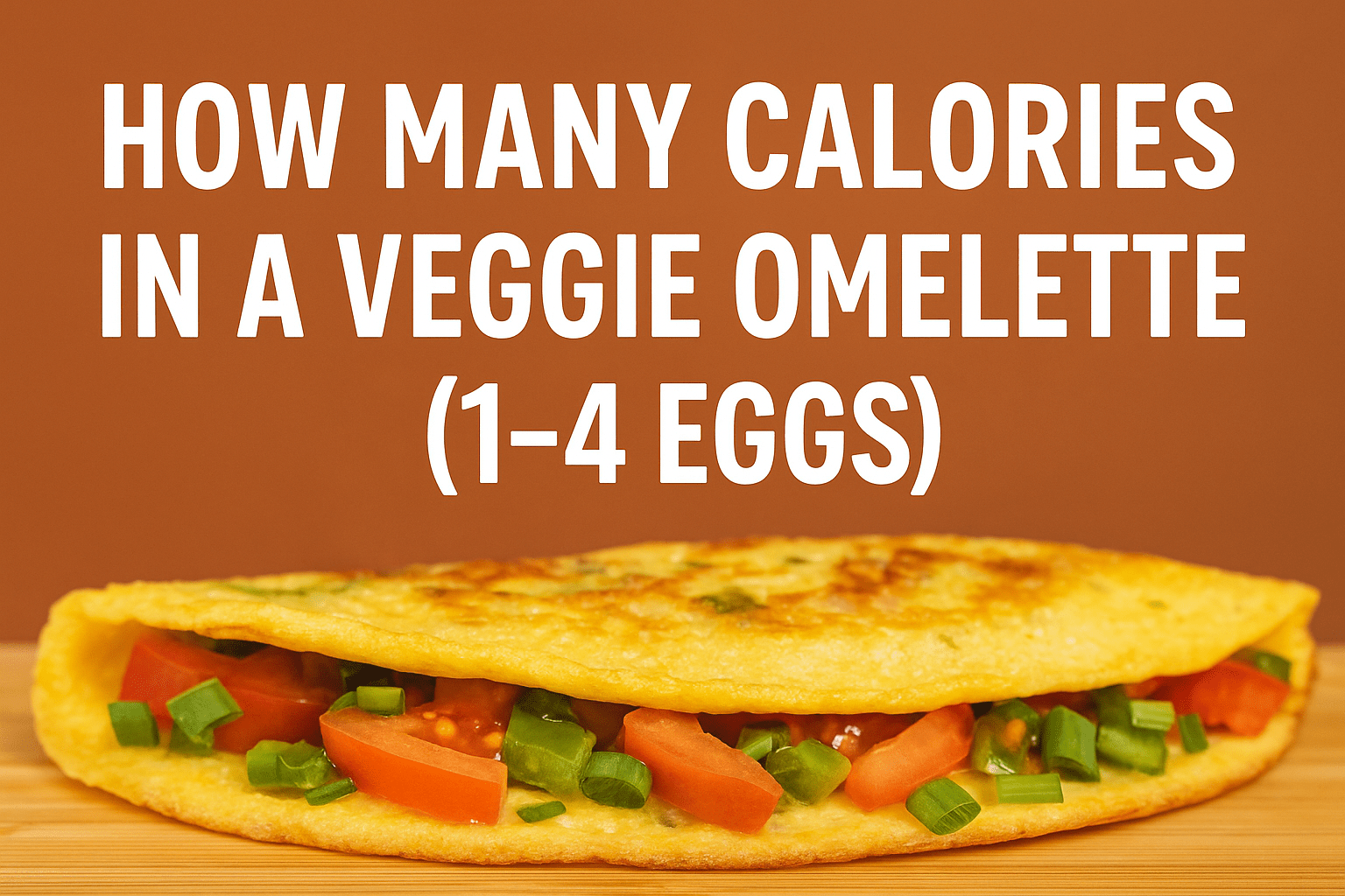 How Many Calories Are in a Veggie Omelette with 1 to 4 Eggs?