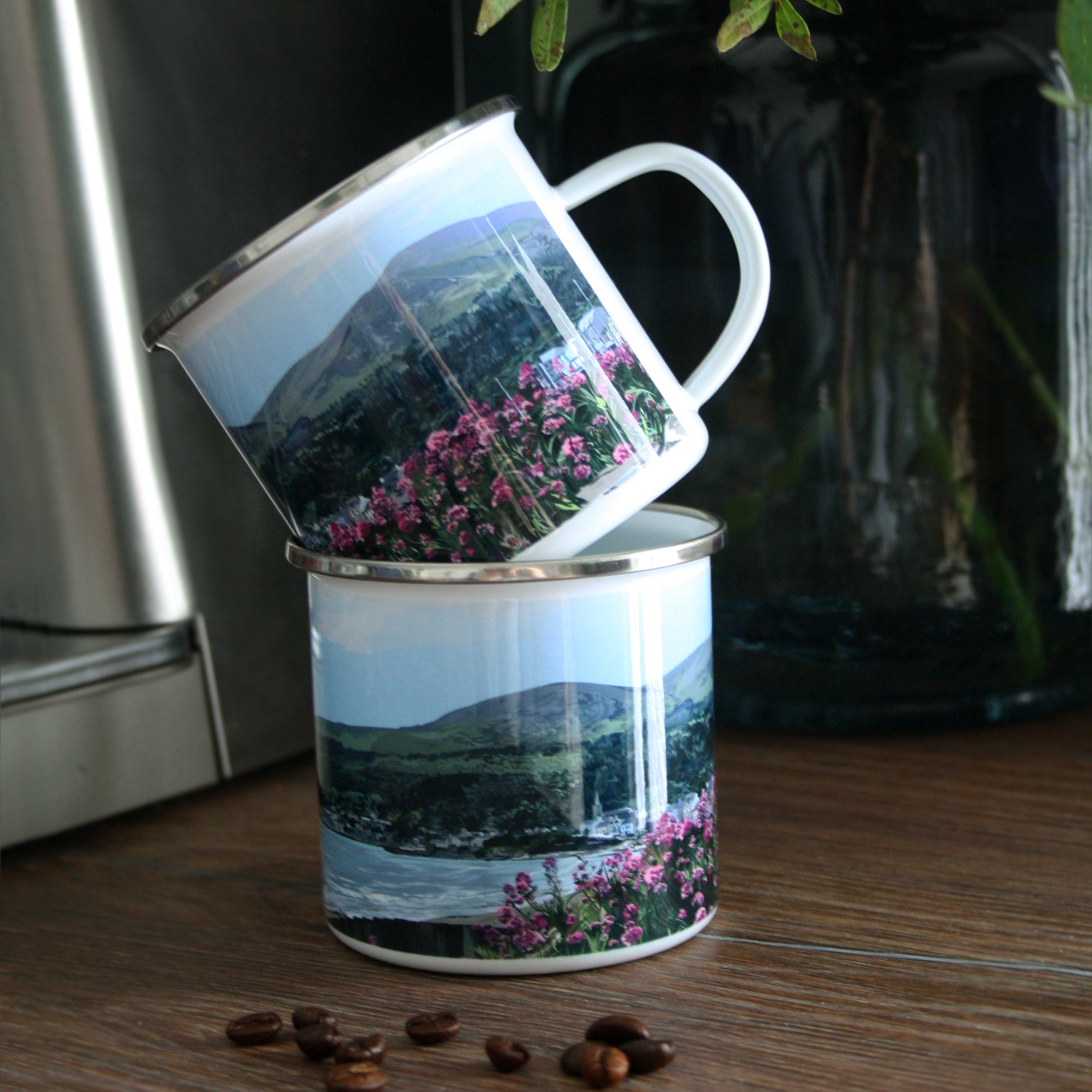 Mourne Mountains Enamel Mug