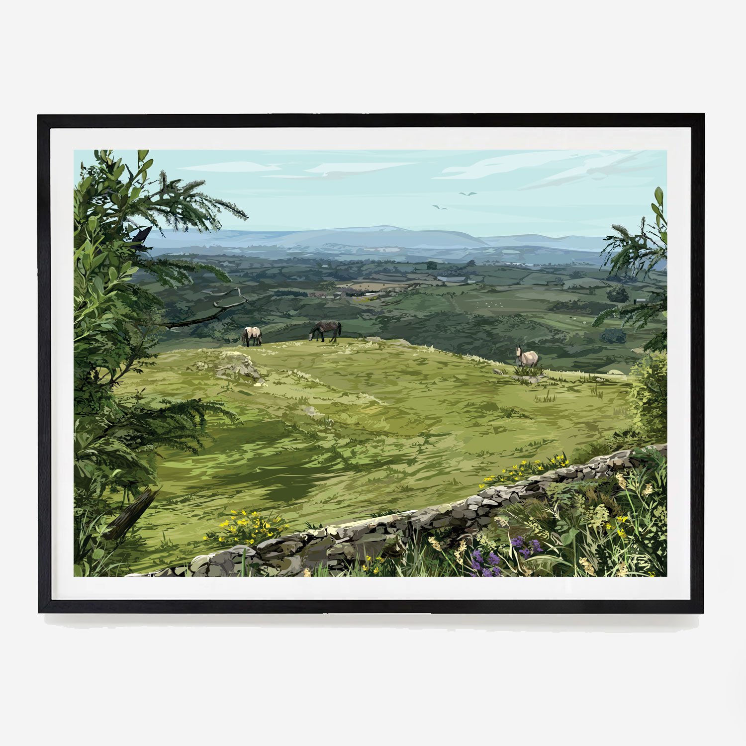 County Down Countryside Print