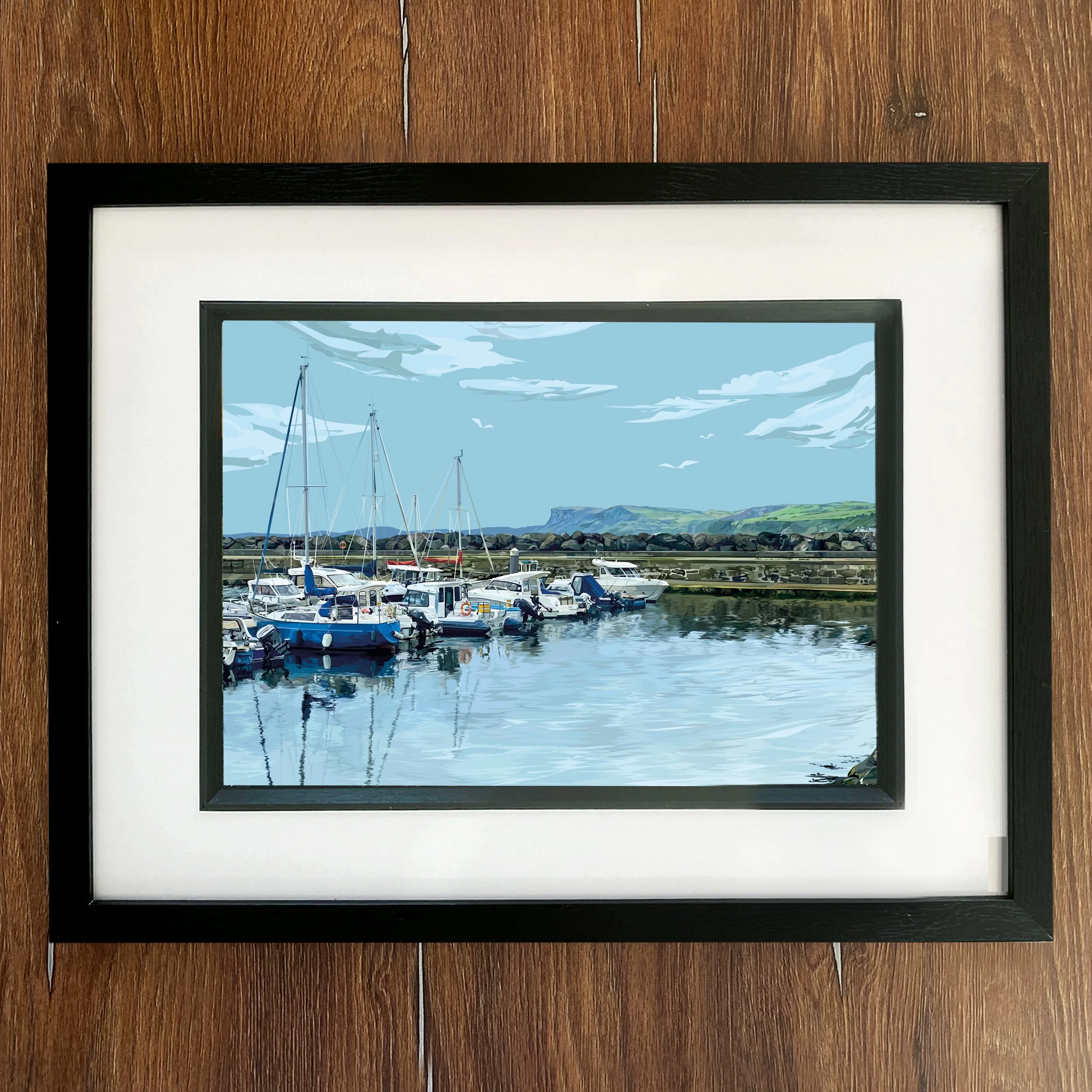 Ballycastle-Harbour-Framed-Black.jpg
