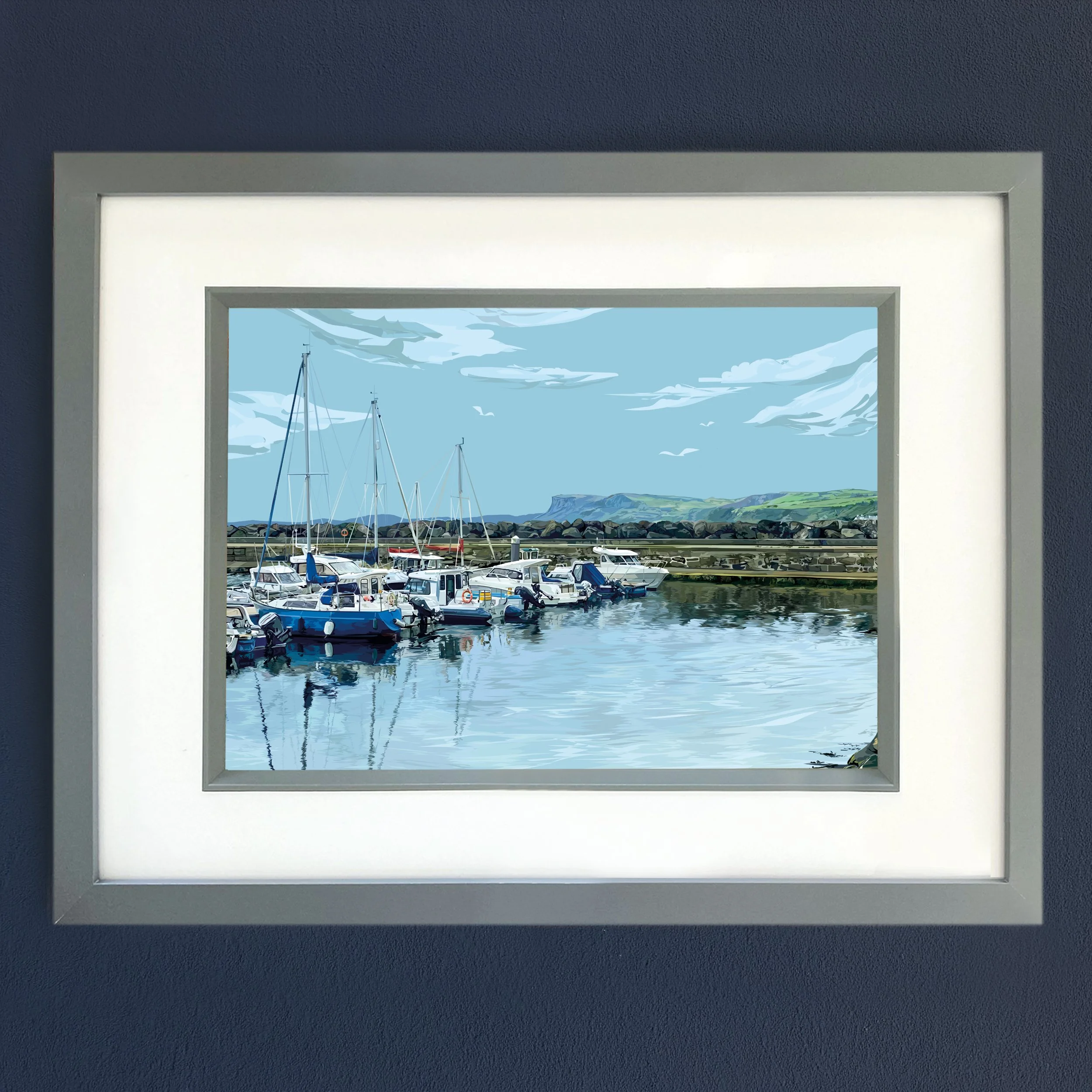 Ballhycastle-Harbour-Framed-Grey.jpg