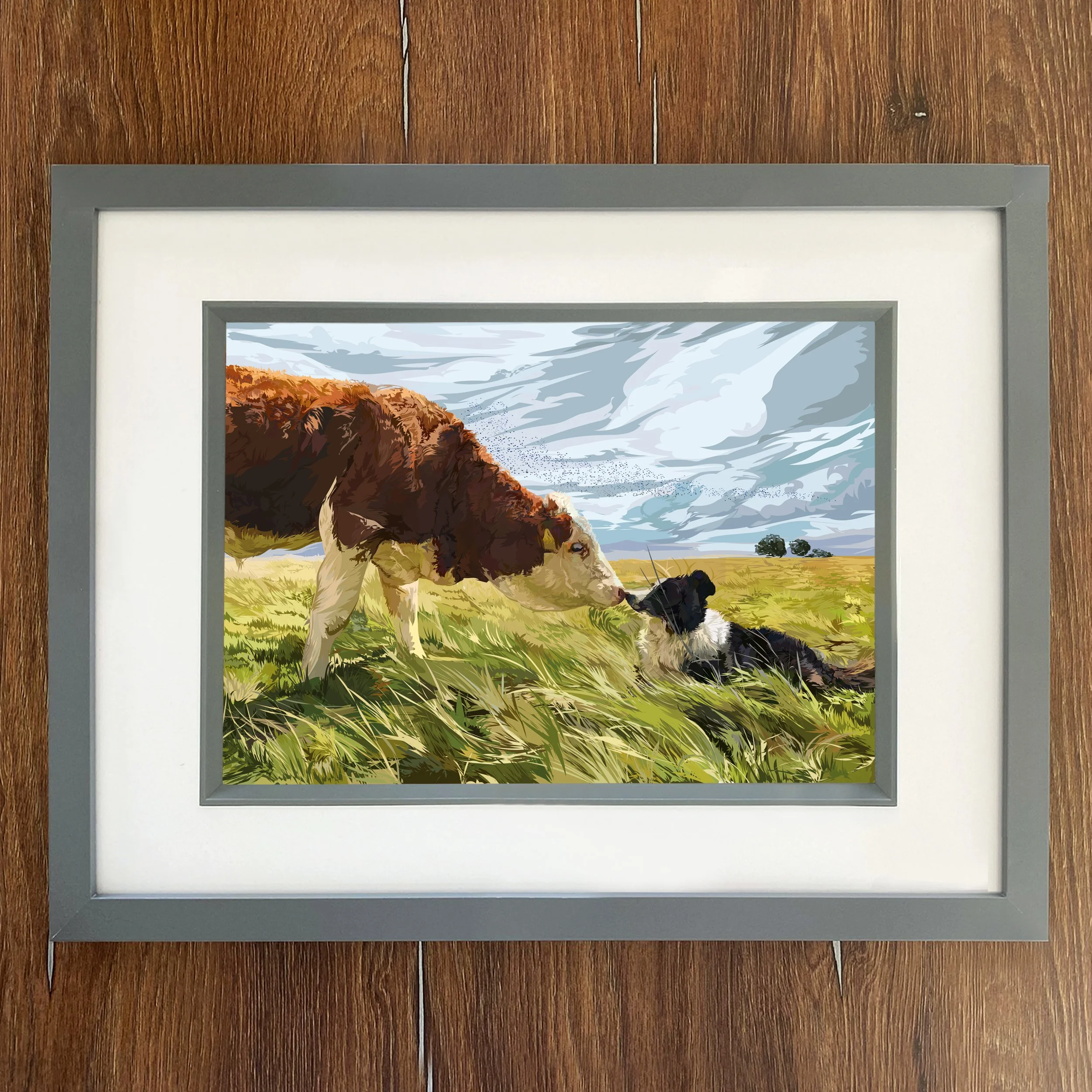 Collie-and-Cow-Framed-Grey.jpg