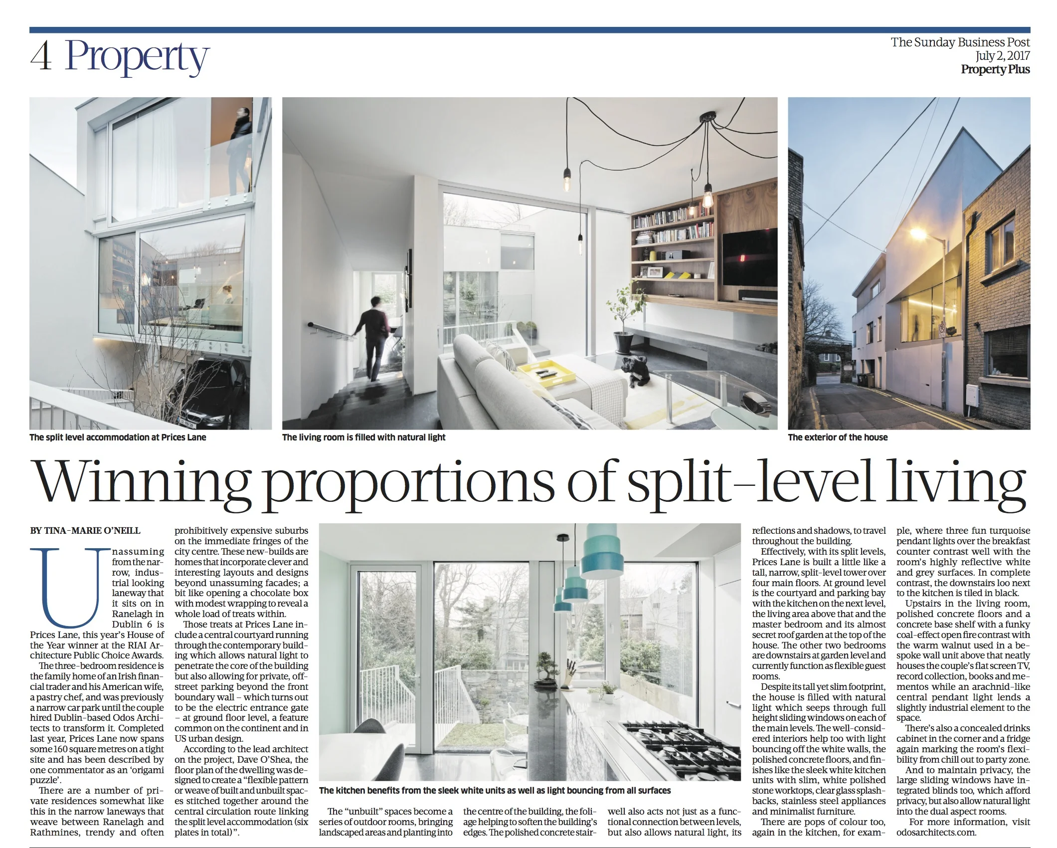 Winning Proportions of Split Level Living