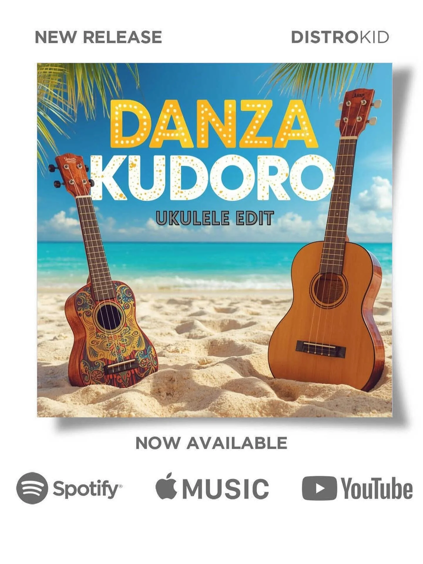 ✨DANZA KUDORO reimagined! UKULELE X AFRO HOUSE- sundowner vibes✨my new track Now Available on all streaming platforms. Link in my bio ✨
#danzakuduro #ukulele #afrohousemusic #sundowner #reimagined