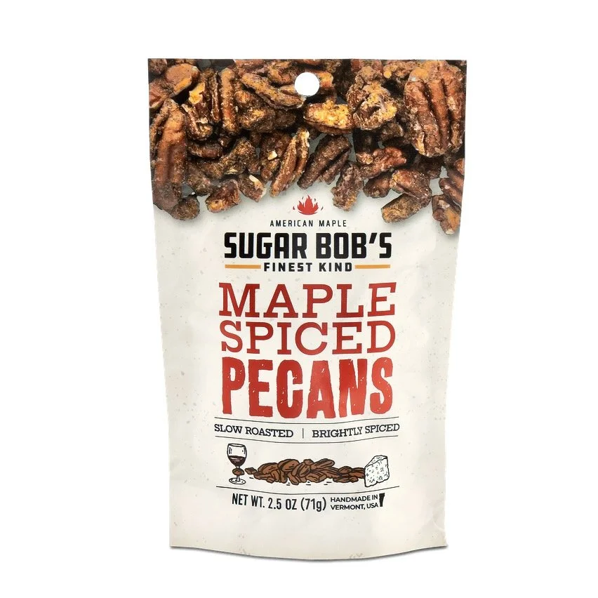 sugar bob's maple spiced pecans