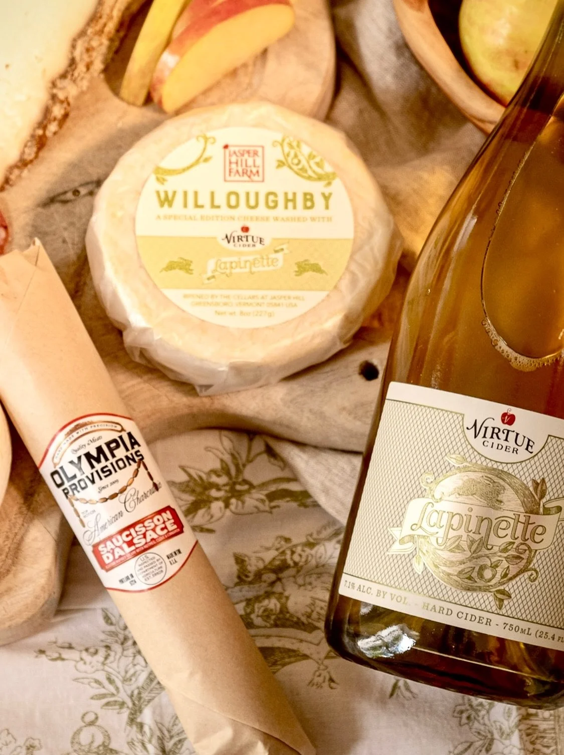 This month&rsquo;s cheese club is loaded with special releases and cool collabs!

We&rsquo;ve teamed up with quality-minded producers @olympiaprovisions and @virtuecider to honor apple harvest season.

Start with Willoughby washed with Virtue&rsquo;s