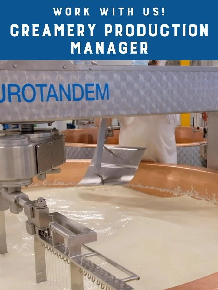 If you&rsquo;ve ever wanted to make outrageously delicious cheese, now is your chance! We are looking to stack our team with some new folks whose love for cheese knows no bounds.

Read more about the positions below ⬇️ Check out the links in our bio 