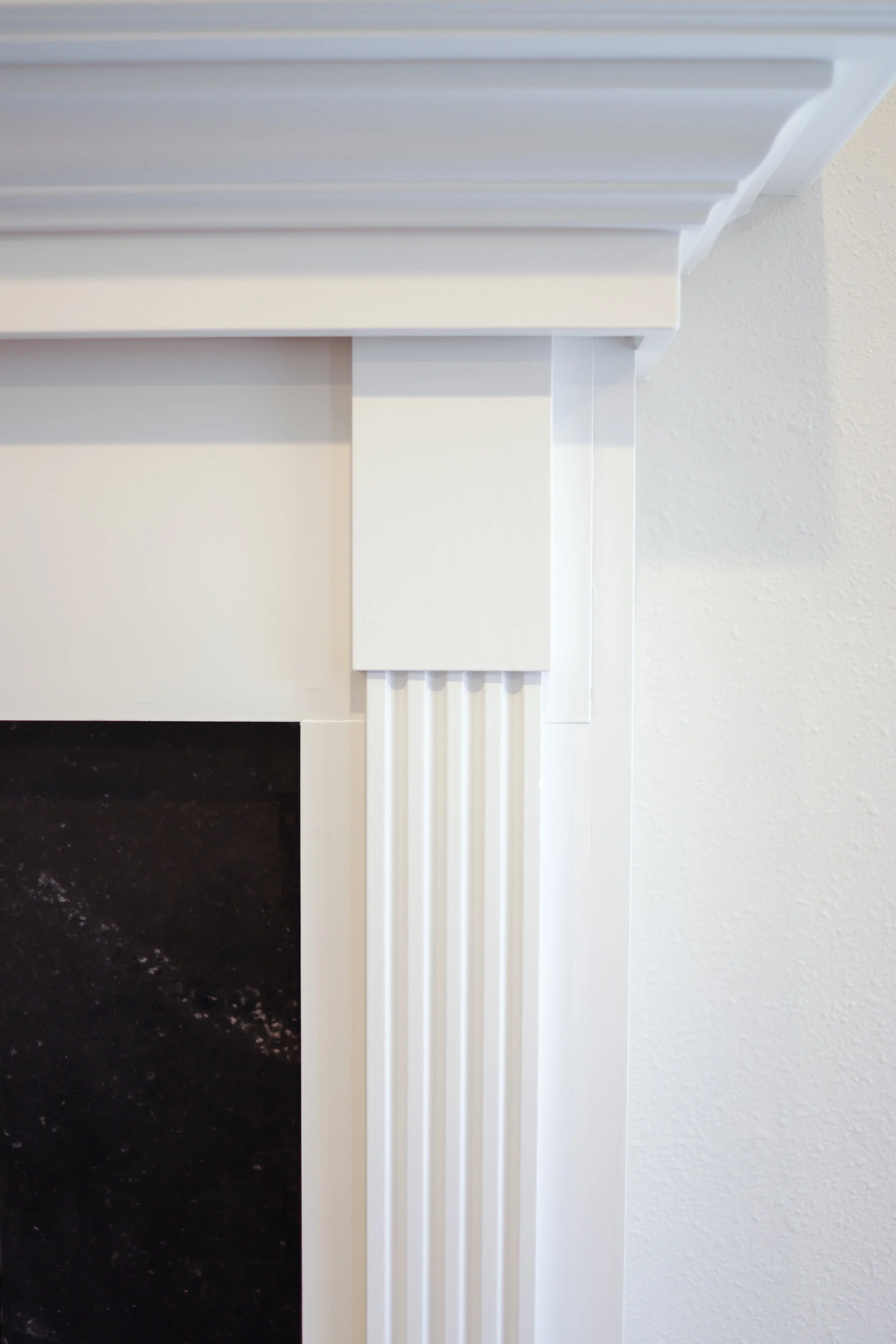 Leslie Home Remodel and Addition new fireplace