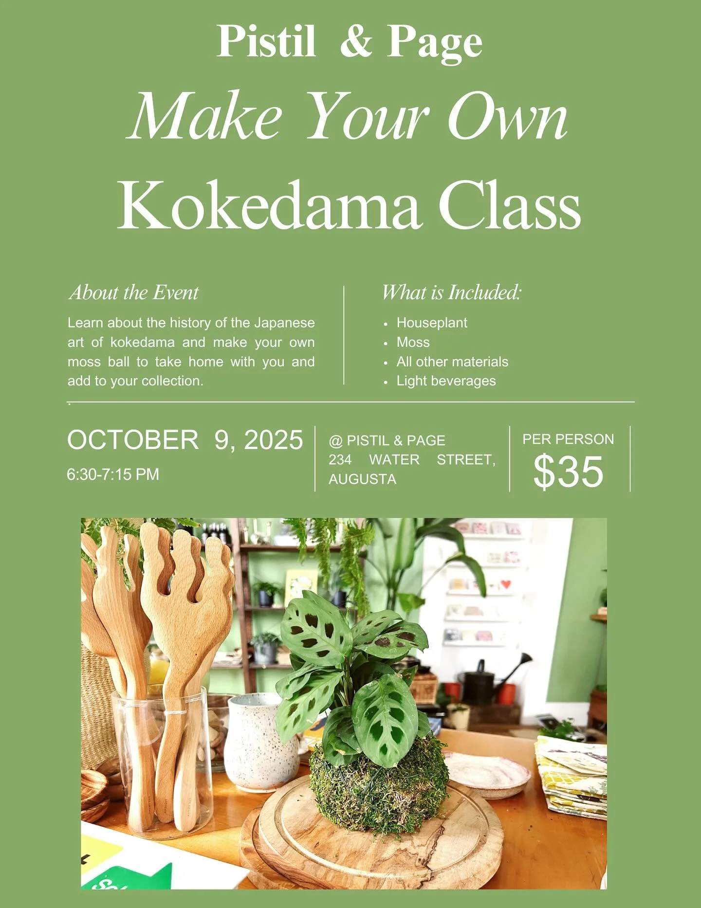 First class in the new Augusta space! While official re-opening date is coming soon&hellip; grab a spot for our most popular of the Tuesday class schedules didn&rsquo;t work with your schedule before!
.
.
.
.
.
.
.
#pistilxpage #downtownaugusta #augu