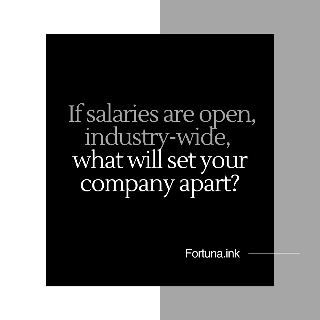 Before making salary bands public, ask yourself these 5 questions