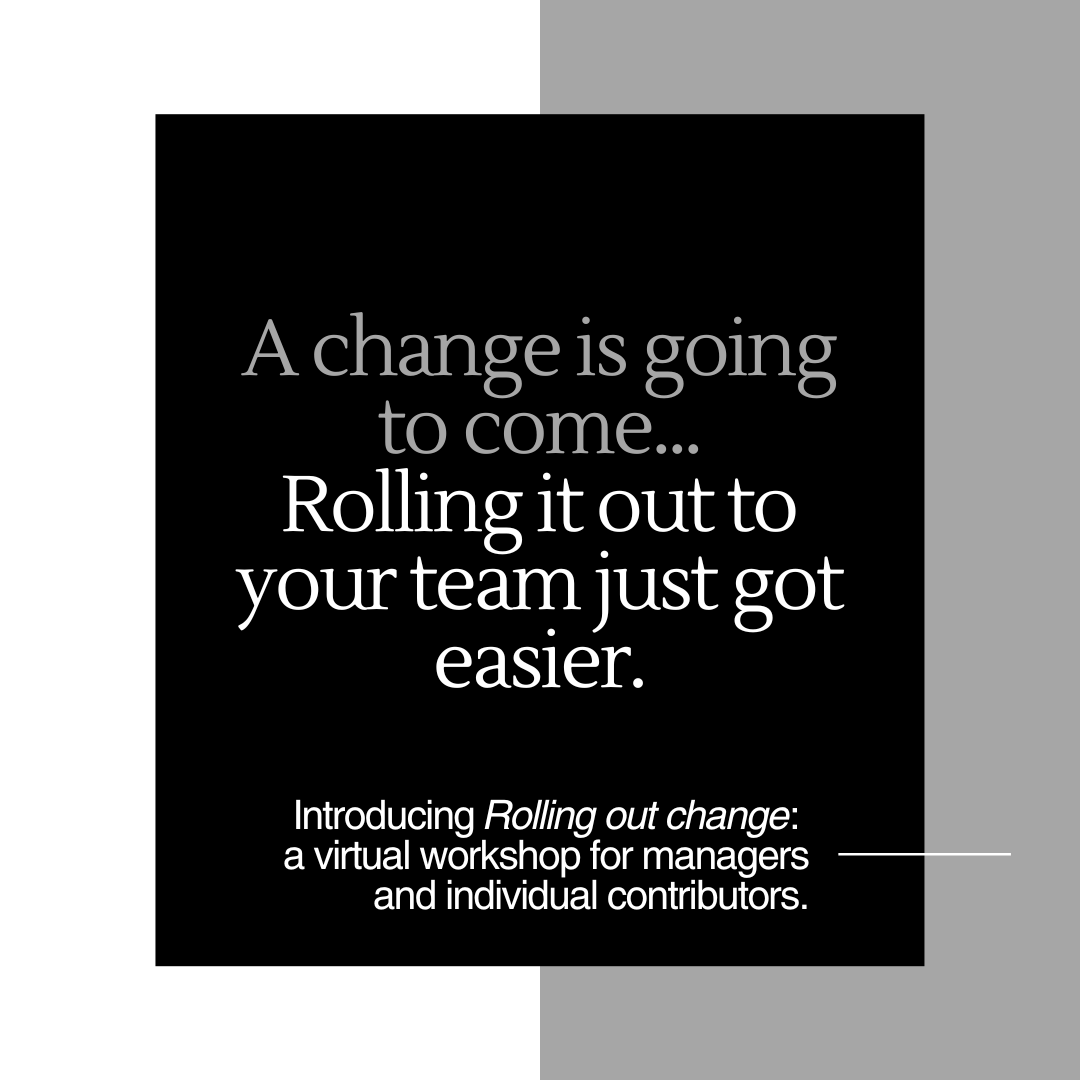 A change is going to come