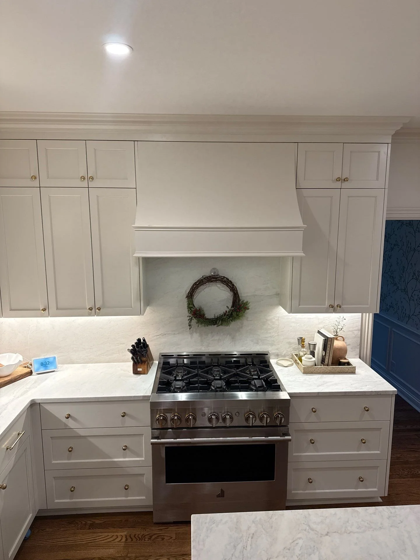 Hood and 36" gas range