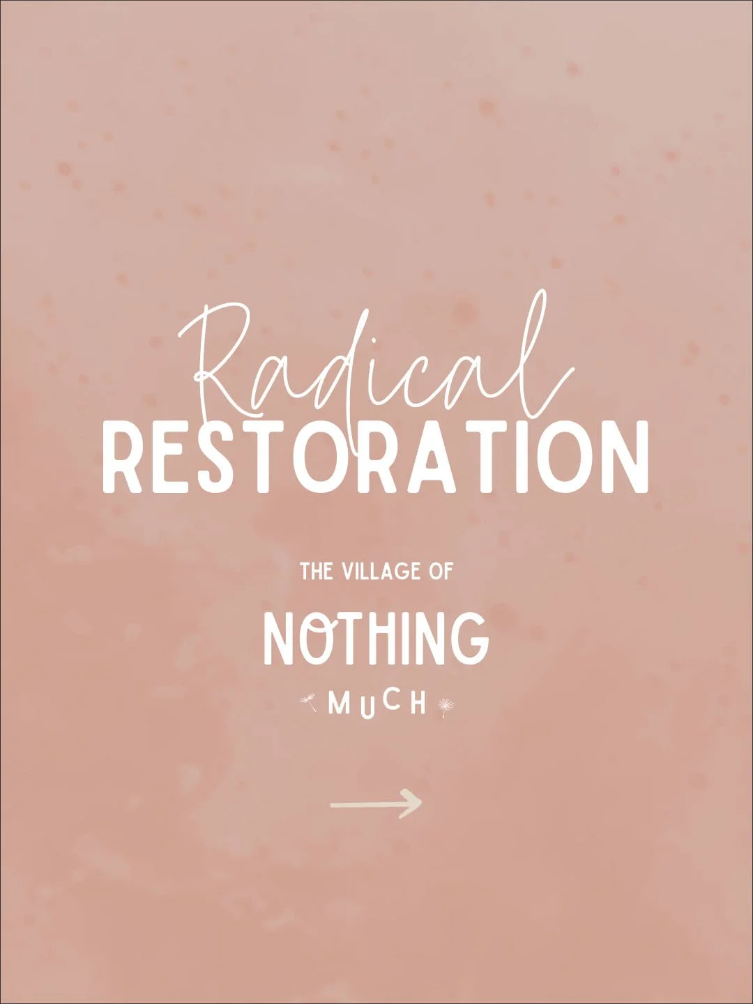 You don&rsquo;t have to earn your rest. 😴

When you pause, you create space... for yourself and for others to do the same.

That&rsquo;s how restoration becomes a quiet revolution. ✨