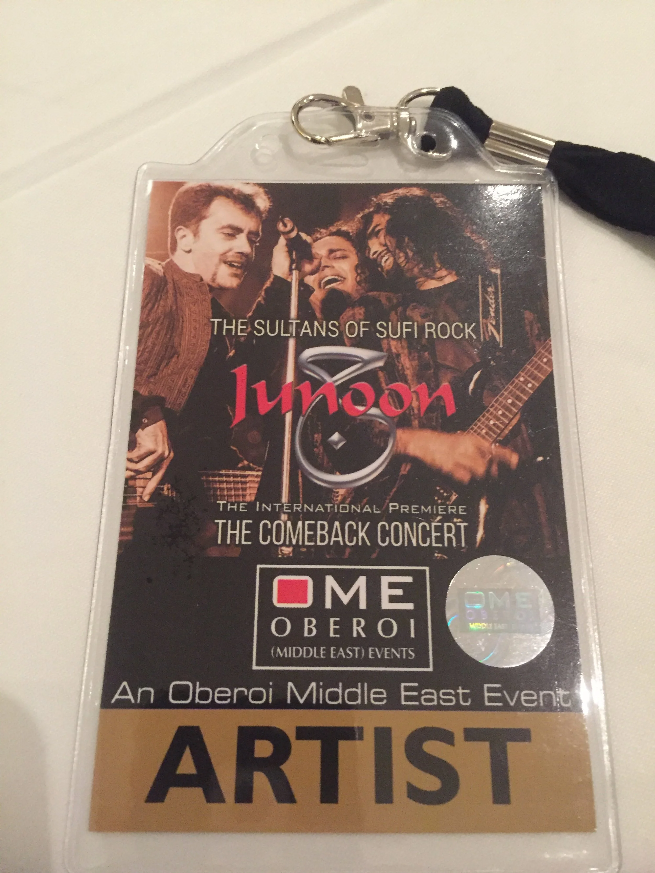 Oberoi Events Junoon Artist Pass