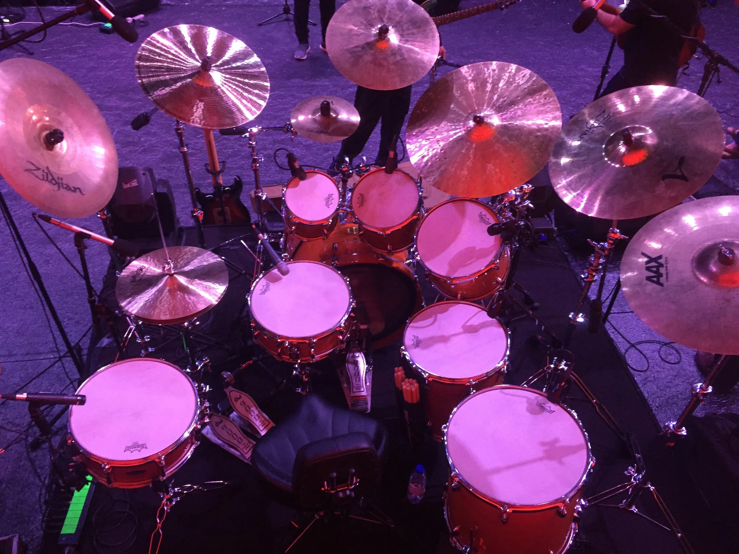 Yamaha Oak Custom Kit, Dubai Tennis Stadium January 2019