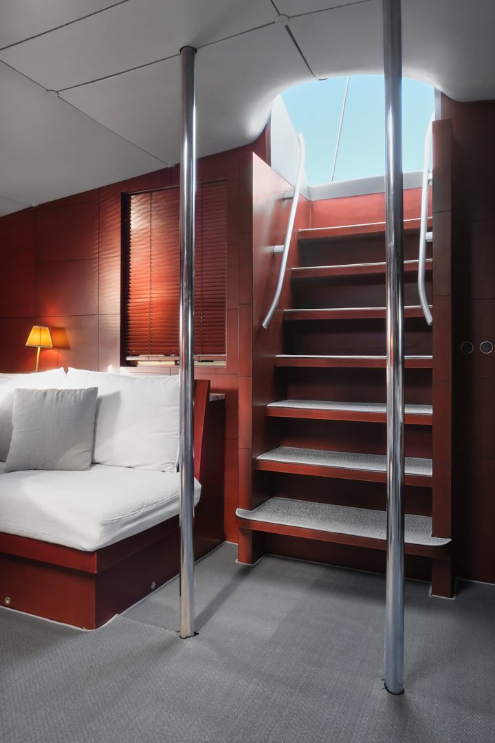 built by Tencara - interior by Philippe Starck - S/Y Virtuelle