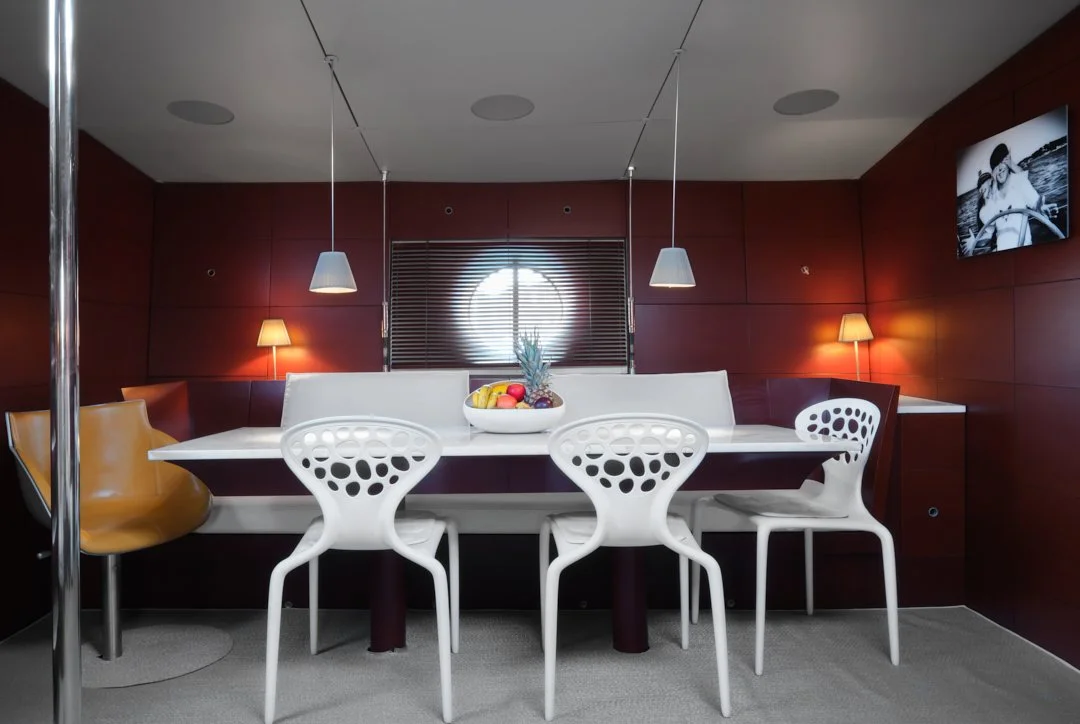 built by Tencara - interior by Philippe Starck - S/Y Virtuelle