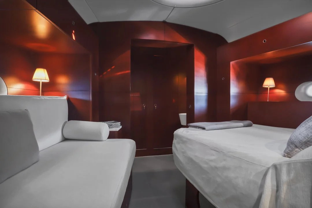 built by Tencara - interior by Philippe Starck - S/Y Virtuelle