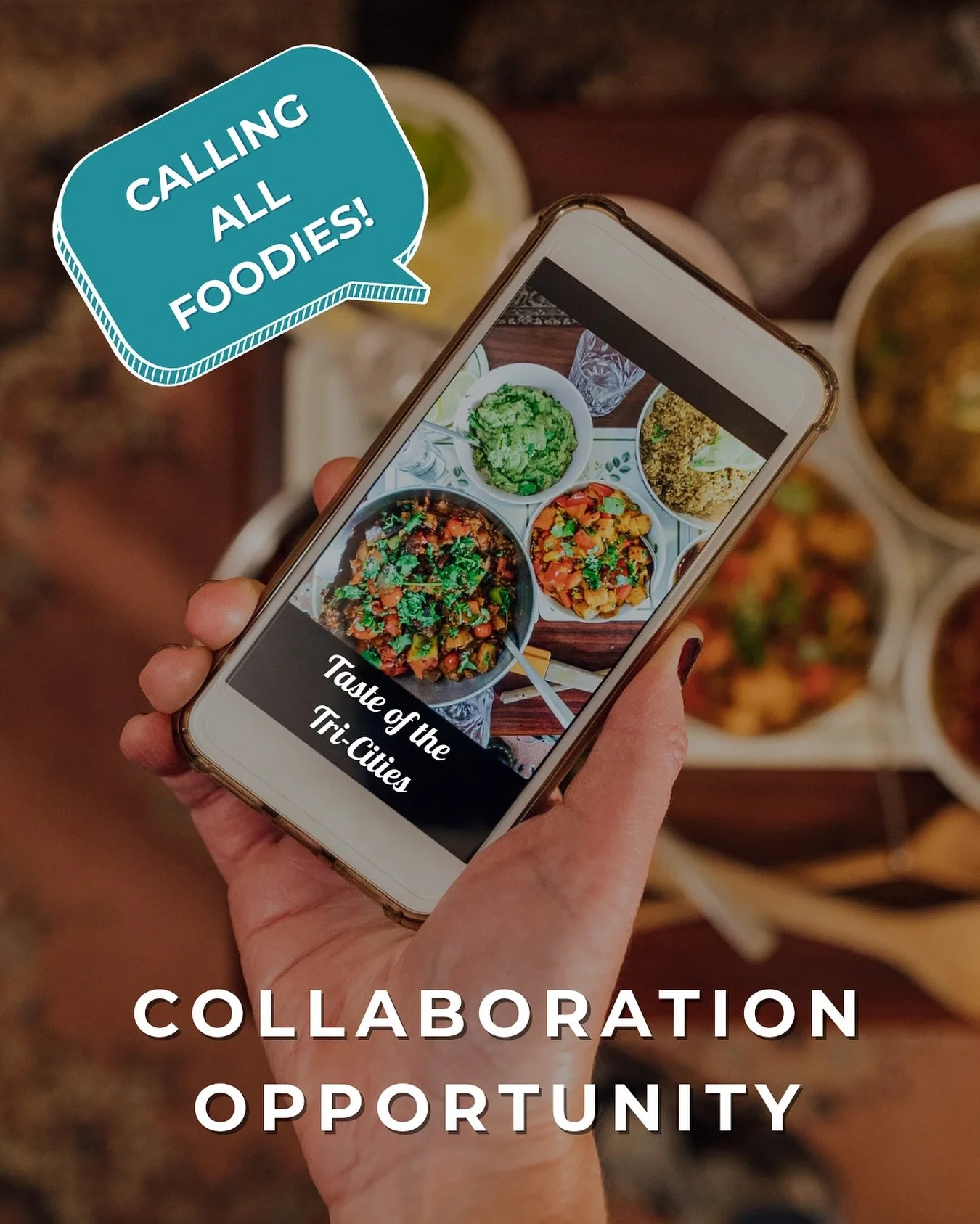 👀 Foodies Wanted!

The Tri-Cities&rsquo; biggest flavour fest is back and we&rsquo;re looking for hungry explorers!

📧 Want in? Comment below or email chloe@tricitieschamber.com for more information.

#foodbloggers #foodies #collab #tricitiesfoodie