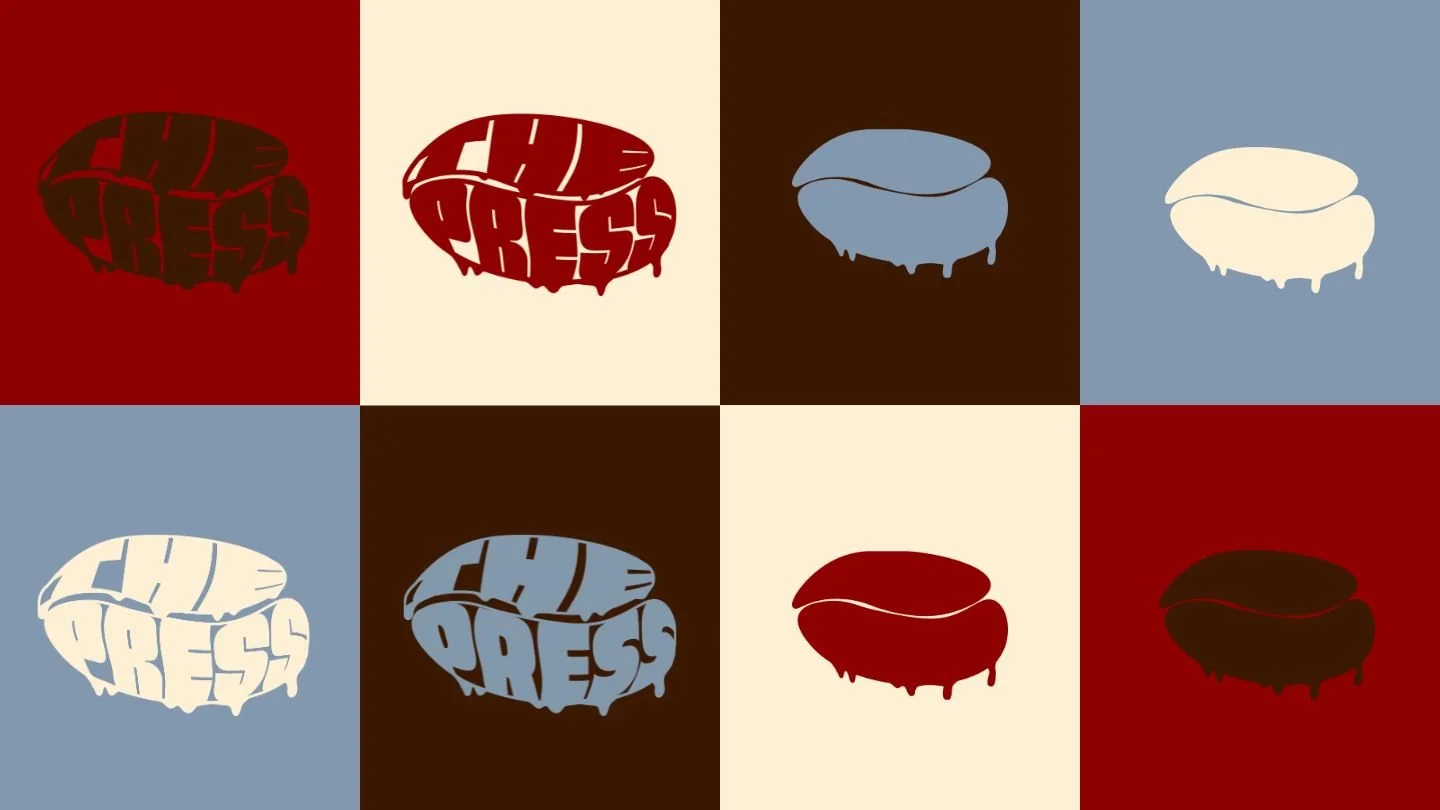 The Press Coffee Logo Design