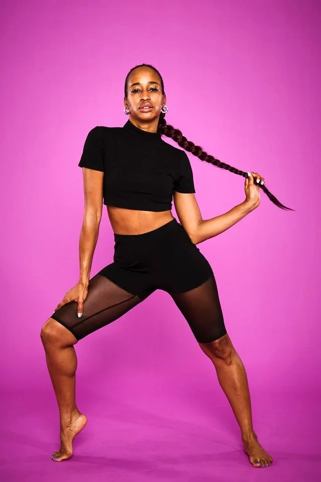 Heels instructor Christine Sampson-Lindsey